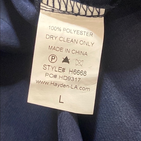 Hayden Los Angeles Navy Blue Ruffled Camisole Size L - Picture 7 of 7